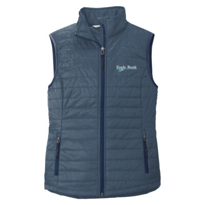 Eagle Bank - Ladies Packable Puffy Vest Thumbnail