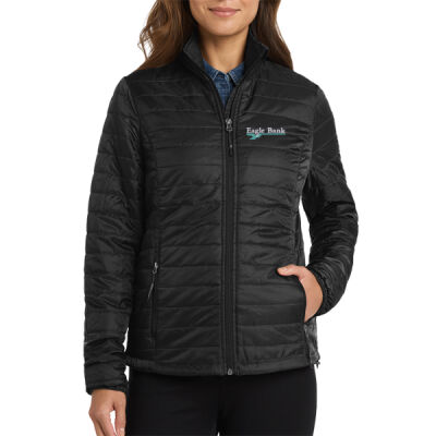 Eagle Bank - Ladies Packable Puffy Jacket Thumbnail