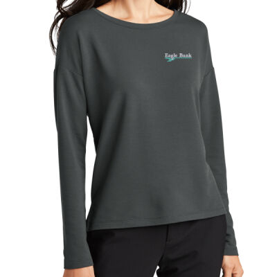 Eagle Bank - Women's Stretch Drop Shoulder Pullover Thumbnail