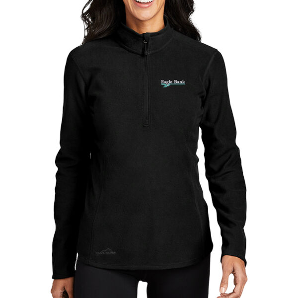 Eagle Bank - Ladies 1/2 Zip Microfleece Jacket Thumbnail