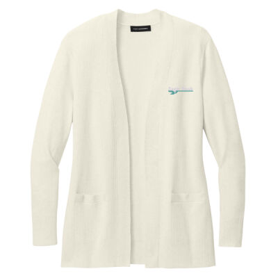 Eagle Bank - Women's Easy Care Open Front Cardigan Sweater Thumbnail