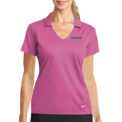 Eagle Bank - Ladies Dri FIT Vertical Mesh Polo Thumbnail