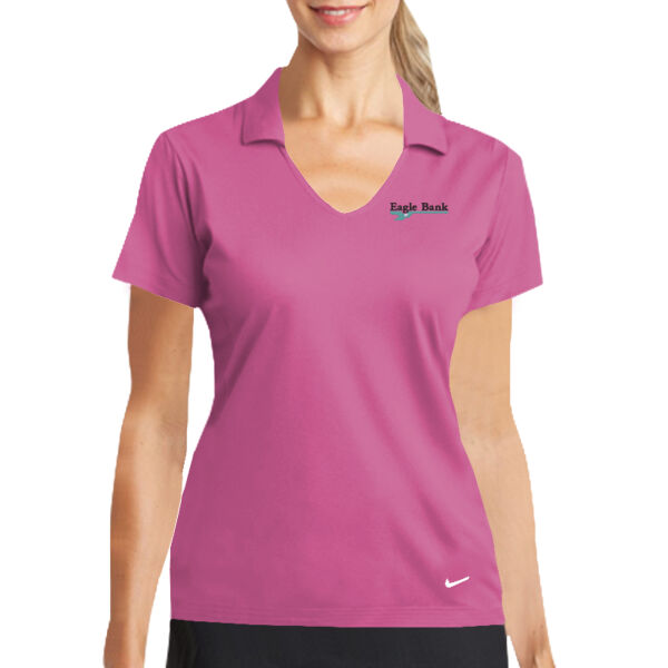 Eagle Bank - Ladies Dri FIT Vertical Mesh Polo Thumbnail